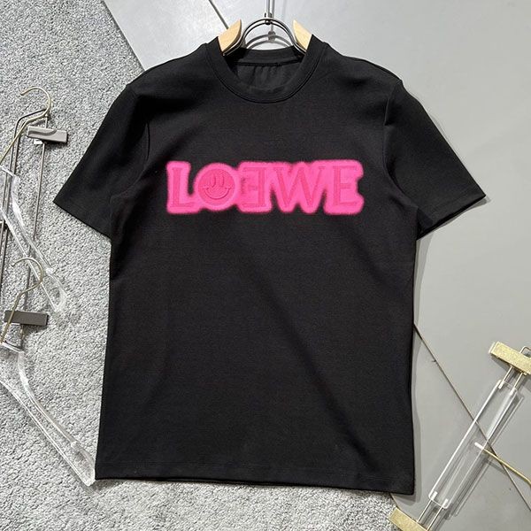 最新でオシャレ☆ロエベ★アナグラムバイカラーコットンTシャツ コピー★ lou89139